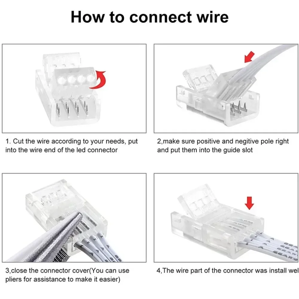 LED Strip Connector Set (8mm, 10mm, 12mm) 3 LED Strip Connector Set (8mm, 10mm, 12mm) - Image 3