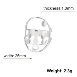 Whimsical Cats & Moon Adjustable Ring for Women 16 S236ce13d4f7c43d09ff16ebbf0b4affcG