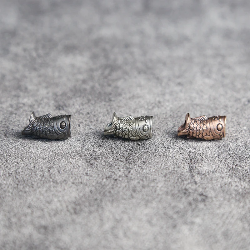 Brass Koi Fish Beads for DIY Projects 2 Brass Koi Fish Beads for DIY Projects - Image 2