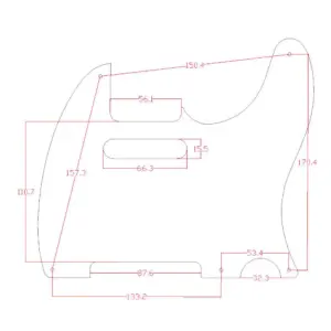 Black and White Checkerboard Telecaster Pickguard 5 S237870c3f8c1465582d1cff44ab778899