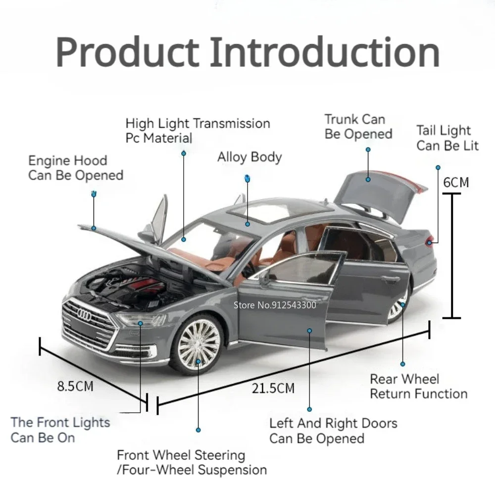 1:24 Audi R8 LMS GT2 Diecast Model 3 1:24 Audi R8 LMS GT2 Diecast Model - Image 3