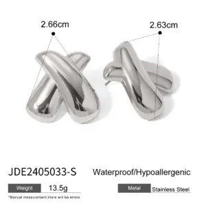 Stainless Steel Geometric Earrings JDE2405033 17 S237dc794c4dd4a21a6229ccdcaa0d67aw