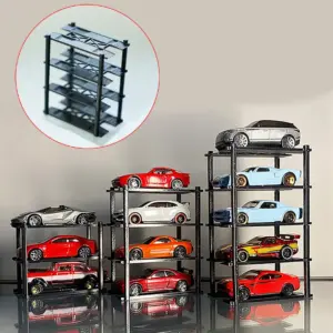 Multi-Layer Display Stand for Model Cars