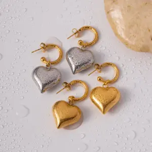 Stainless Steel Heart Earring for Women 11 S2380541fe3a6417ba62ea8eff0efc2914