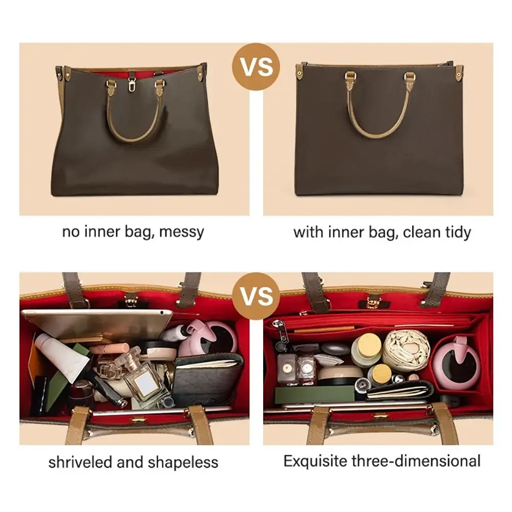 Felt Insert Organizer for LV Onthego Bags 3 Felt Insert Organizer for LV Onthego Bags - Image 3