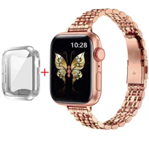 Stainless Steel Compatible with Apple Watch Series 6-10 18 S23bc083442c14b06a5c740a0fce6fa16O