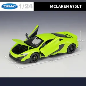 Vibrant Green McLaren 675LT Diecast Model 1:24 Scale 14 S23c13cf00bef4553acf8db2ec9d7ad88a