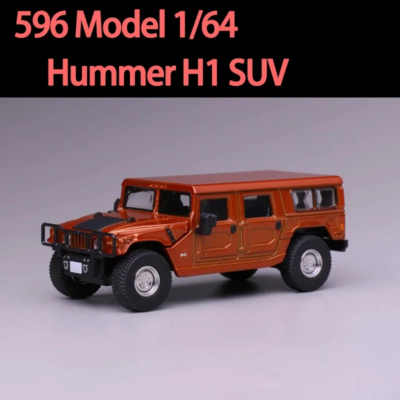 1/64 Scale Diecast Hummer H1 SUV Model by WELLY 7 1/64 Scale Diecast Hummer H1 SUV Model by WELLY - Image 7