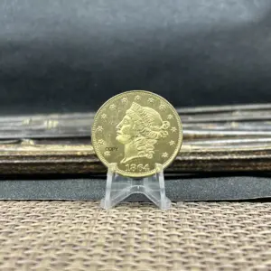 1860s Liberty Coin Replica Collection 12 S23ca7cd0adb54c8bb85a5b66b8b3337eX