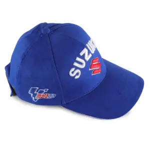 Suzuki Branded Adjustable Baseball Cap in Black/Blue 12 S24199b349006423f943de9d7c4f0a1cdY