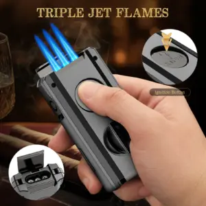 Sleek Metal Cigar Lighter with Multifunction Tools 13 S24277b9dec05457db86595d2b17948bbD