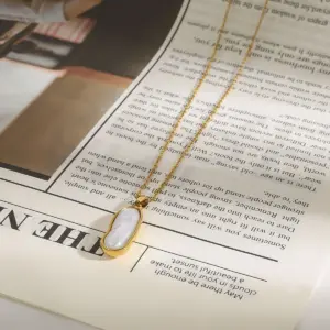 Elegant Stainless Steel Pearl Necklace 9 S242d94b873ef41afba5ded2fb2dc53b0I