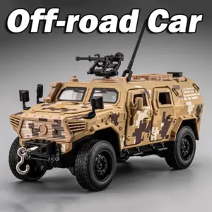 1:32 Scale Military Vehicle Model with Lights