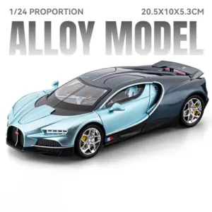 1:24 Scale Blue Supercar Model for Collectors 18 S24783c17ad8247479df8fb6a20f0b2abl