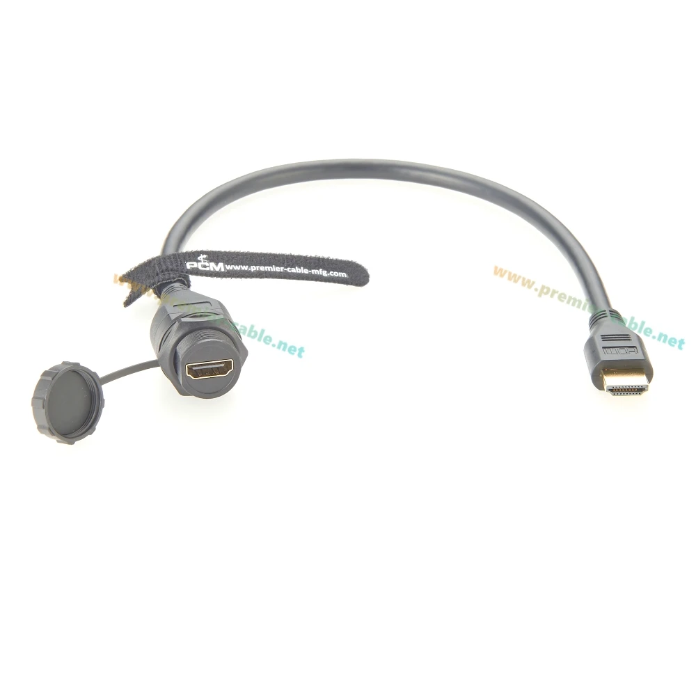 Panel Mount HDMI 2.0 Extension Cable 0.3m/1.5m 6 Panel Mount HDMI 2.0 Extension Cable 0.3m/1.5m - Image 6