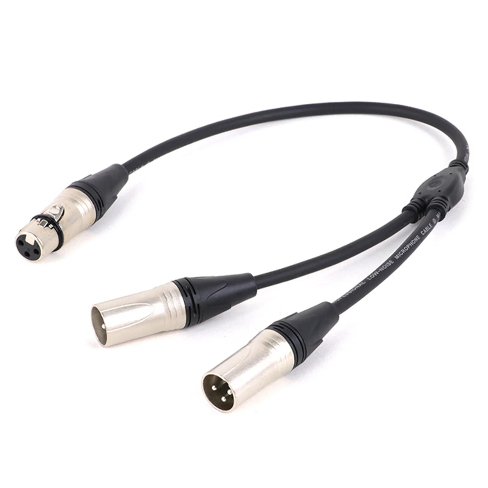 XLR Y-Splitter Cable for Audio, 0.3m/0.5m 9 XLR Y-Splitter Cable for Audio, 0.3m/0.5m - Image 9