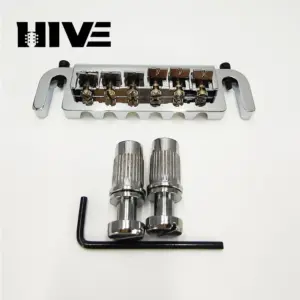 Metal Guitar Bridge and Tuning Board Set 16 S24ab50500b7440408ebab860b221c71bi