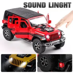 Vibrant 1:22 Scale Jeep Rubicon Diecast Model 11 S24ad9bfa275a4478870db688a01cc88fX