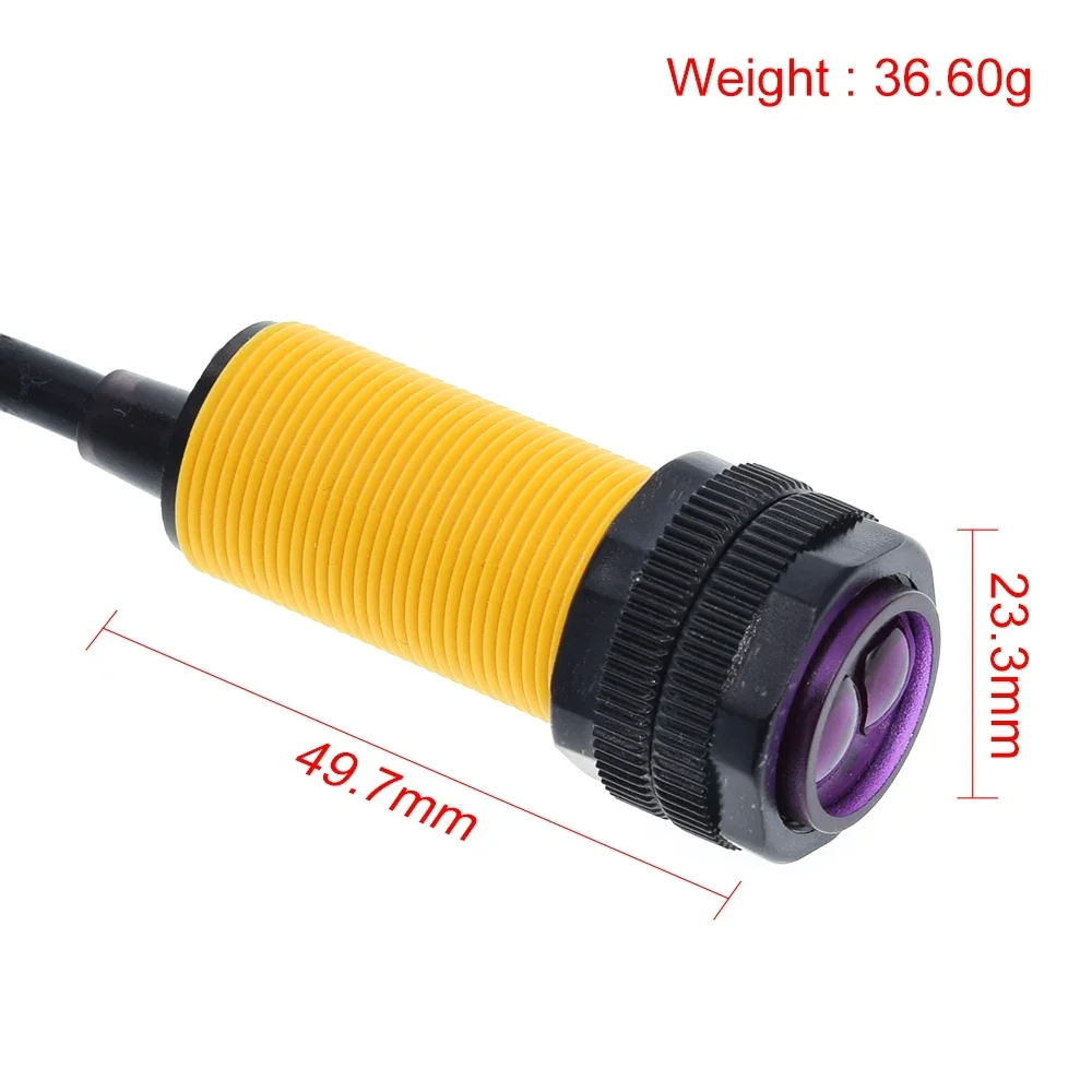 Yellow Infrared Obstacle Sensor E18-D80NK 3 Yellow Infrared Obstacle Sensor E18-D80NK - Image 3