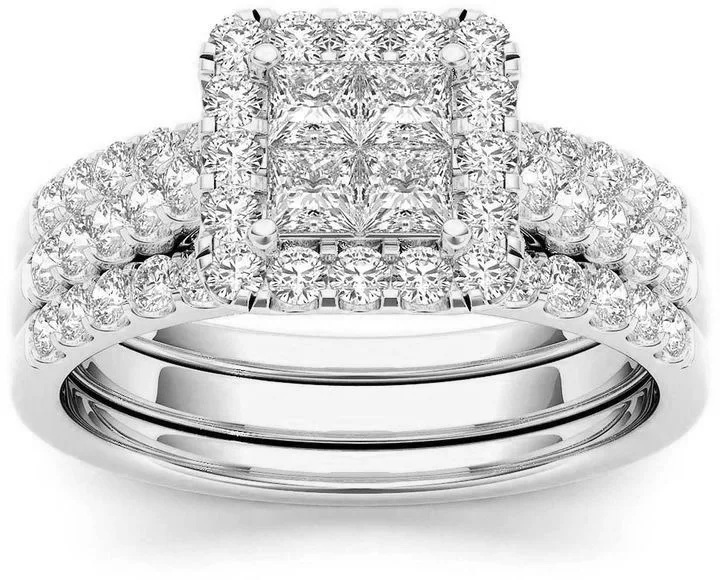 Elegant Gold and Silver Women's Ring Set 4 Elegant Gold and Silver Women's Ring Set - Image 4