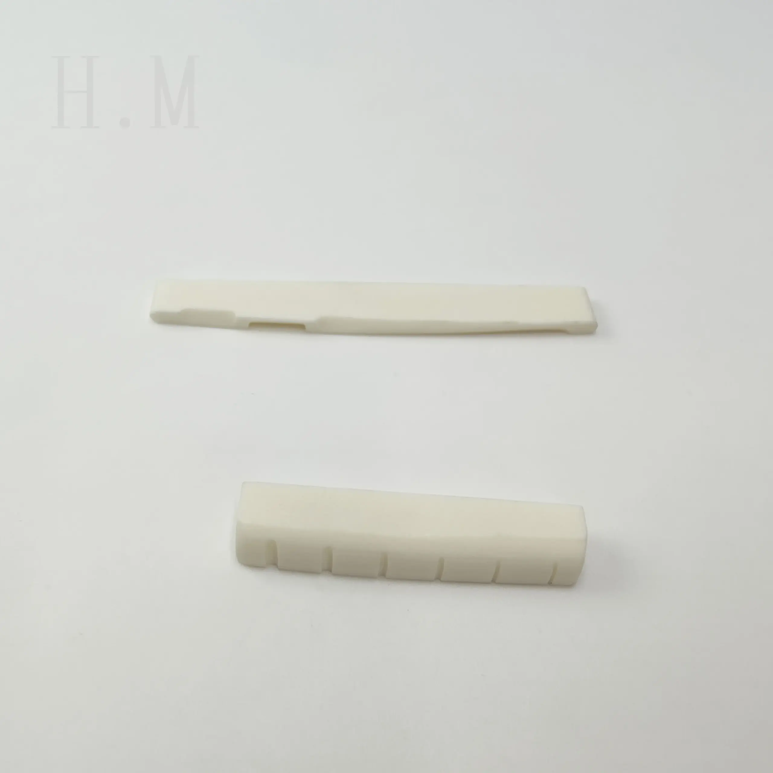 Bone Guitar Saddle and Nut Set for Folk Guitars 2 Bone Guitar Saddle and Nut Set for Folk Guitars - Image 2