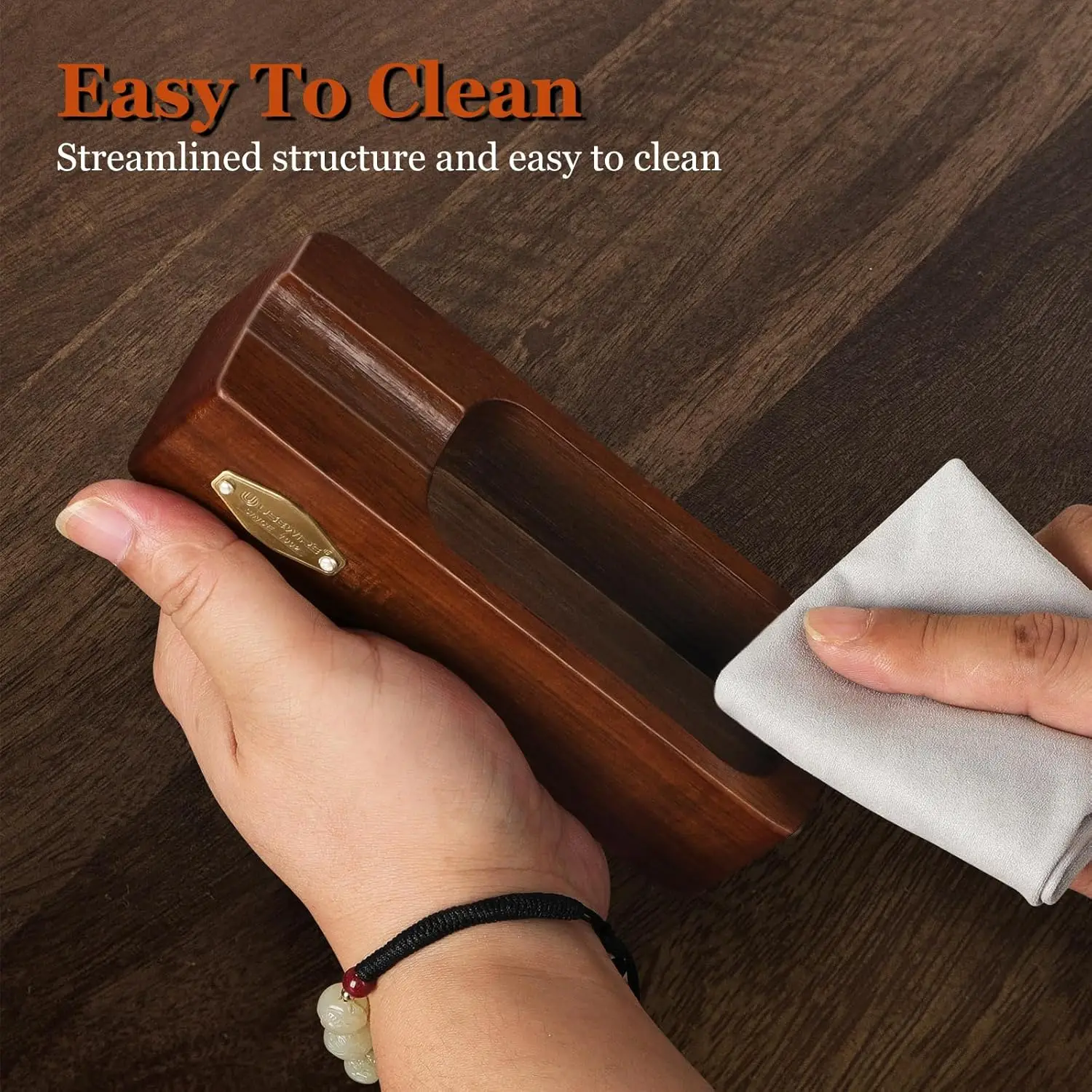 Elegant Wooden Smoking Ashtray with Cigar Holder 5 Elegant Wooden Smoking Ashtray with Cigar Holder - Image 5