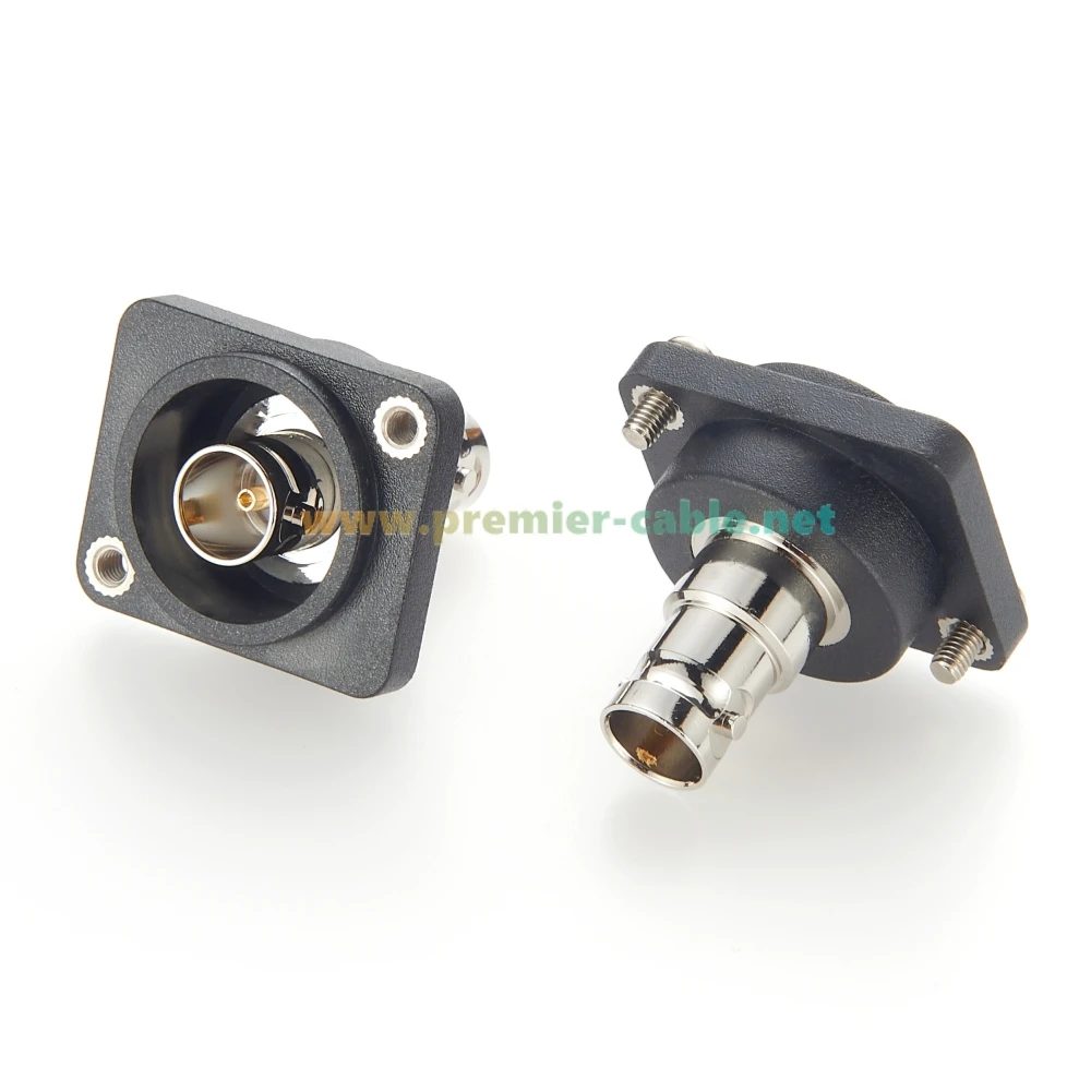 Black D-Type BNC Female-to-Female Connector 6 Black D-Type BNC Female-to-Female Connector - Image 6