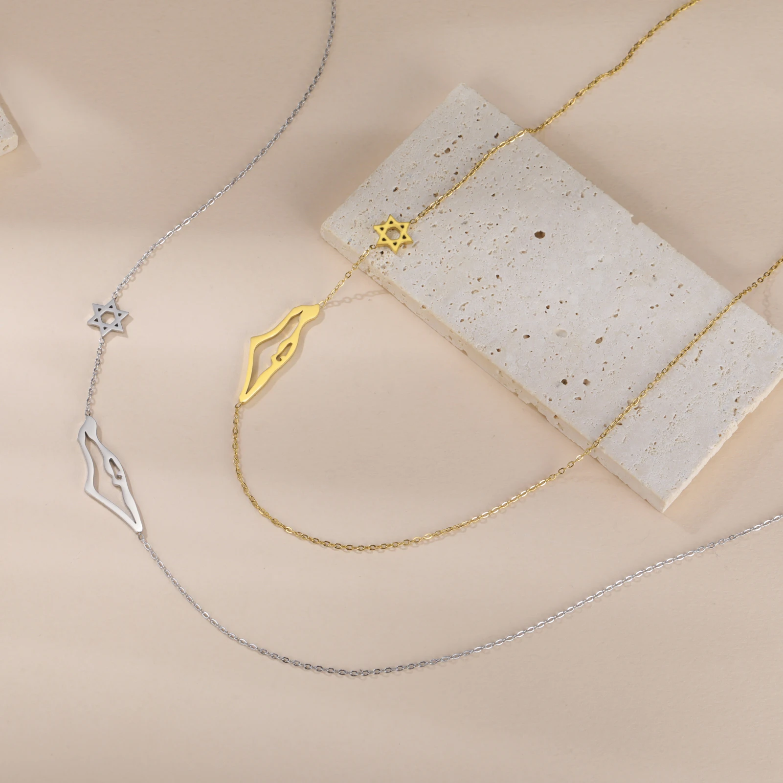 Elegant Stainless Steel and Gold Necklace for Women 5 Elegant Stainless Steel and Gold Necklace for Women - Image 5