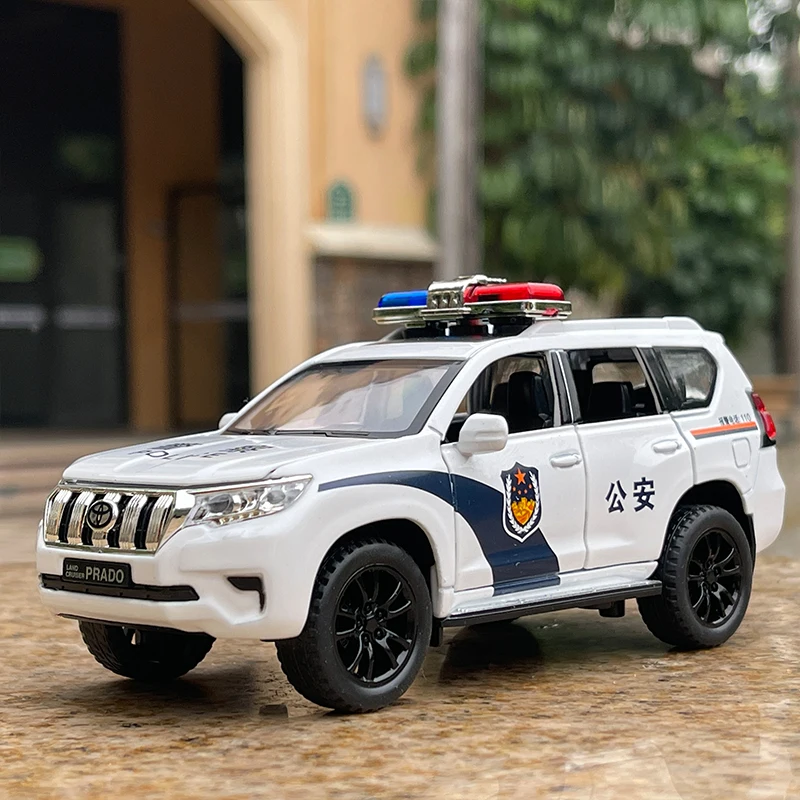 Toyota Prado 1:32 Scale Diecast Police SUV 2 Toyota Prado 1:32 Scale Diecast Police SUV - Image 2