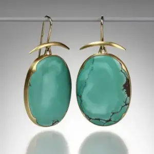 Green Stone Drop Earrings for Women 3 S25150807c7574f5d89337b3203a3e4d7m
