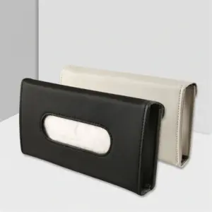 Elegant PU Leather Car Tissue Box Holder 12 S25165ea47e064ac08d8e3f80bec4f3be0