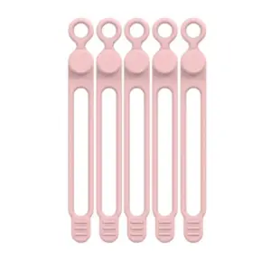 Silicone Cable Ties Set for Cable Management 9 S251c0dd77fcf447e8fde5ec582109597V