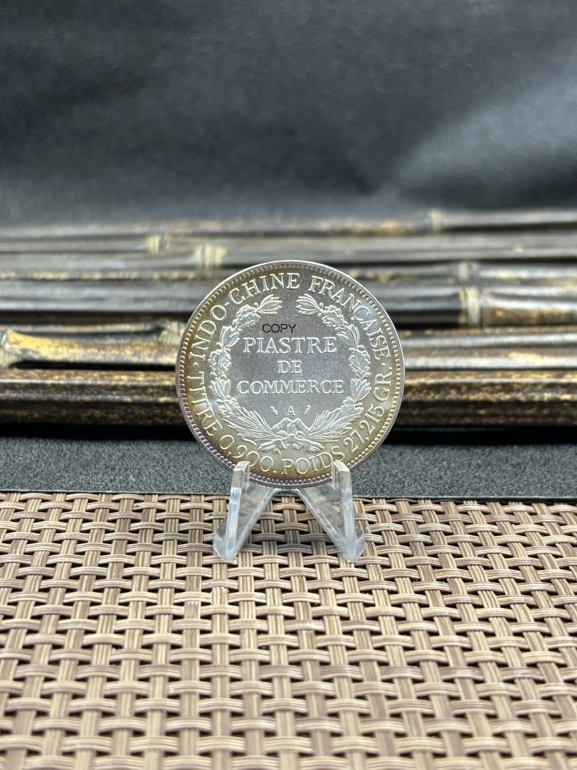 Vintage French Liberty Replica Coin 1886-1909 4 Vintage French Liberty Replica Coin 1886-1909 - Image 4