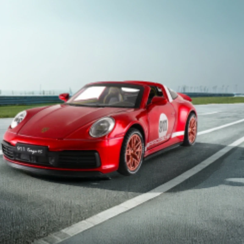 Porsche 911 Targa 4S Diecast Model Car 1:32 Scale 2 Porsche 911 Targa 4S Diecast Model Car 1:32 Scale - Image 2