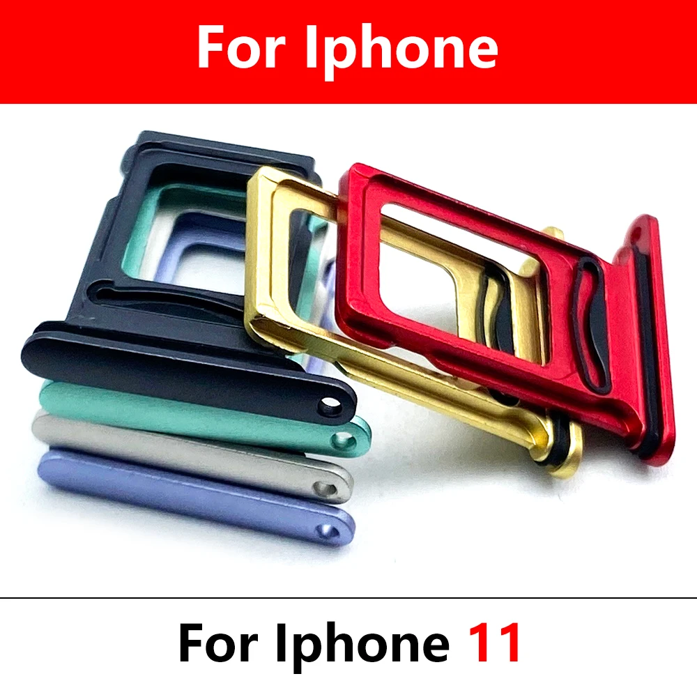 iPhone 11 Dual SIM & SD Card Tray Set (10 Pieces) 4 iPhone 11 Dual SIM & SD Card Tray Set (10 Pieces) - Image 4
