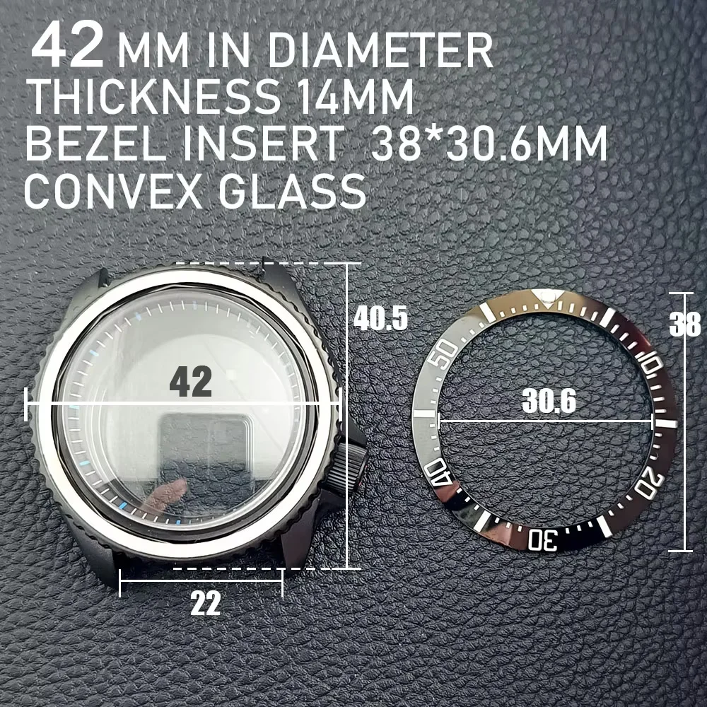 42mm Solid Stainless Steel Watch Case for NH35/36 4 42mm Solid Stainless Steel Watch Case for NH35/36 - Image 4