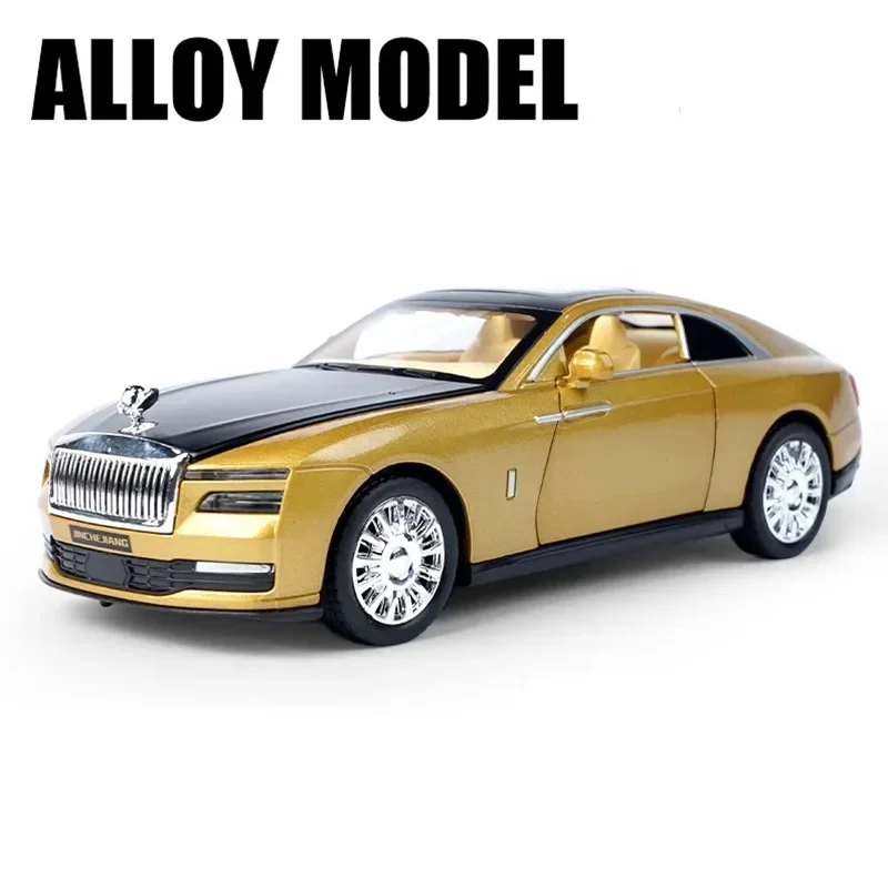 Gold Mini Auto Model 1:32 Scale with Sound & Lights 7 Gold Mini Auto Model 1:32 Scale with Sound & Lights - Image 7