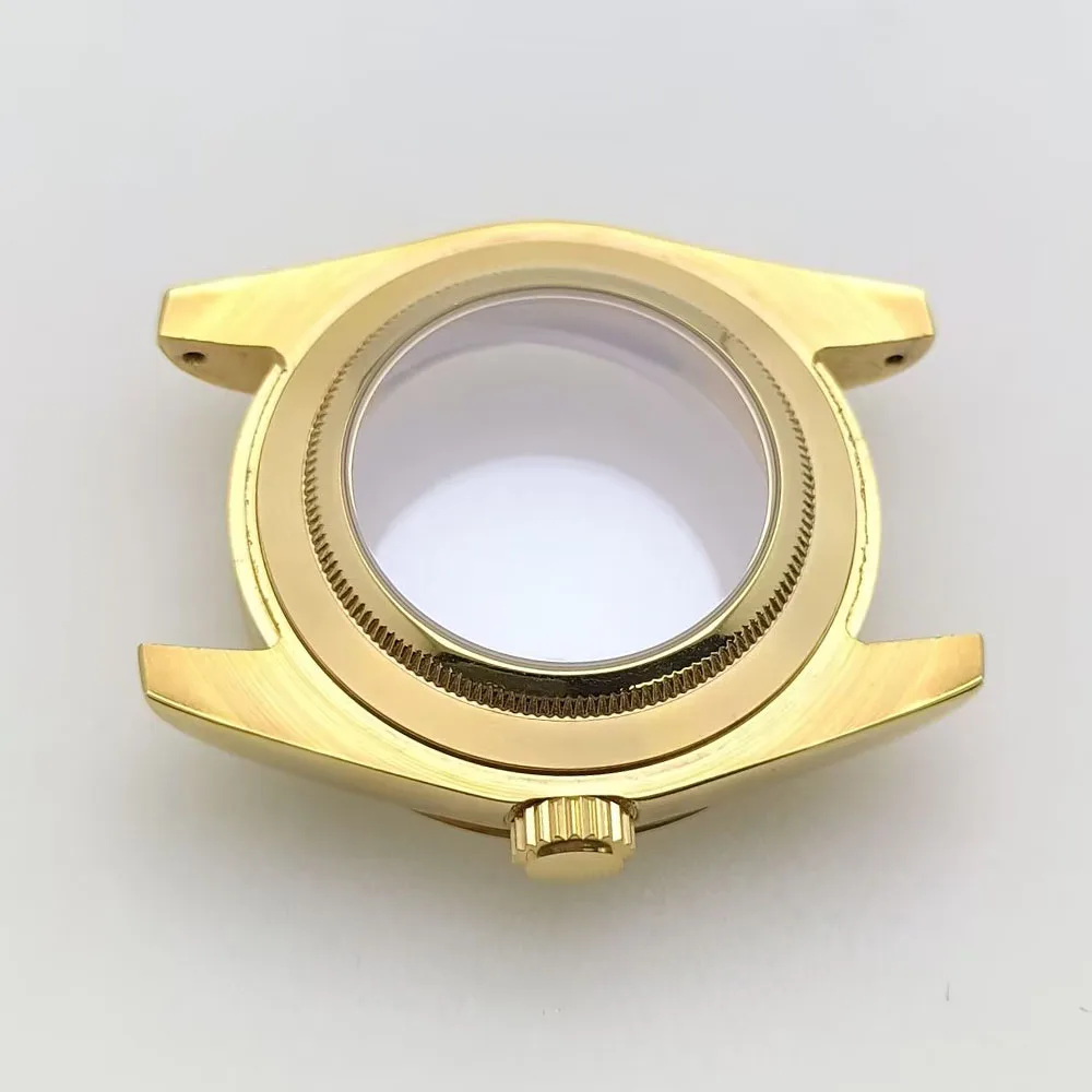 39mm Gold-Finished Watch Case for NH Movements 4 39mm Gold-Finished Watch Case for NH Movements - Image 4