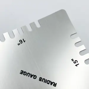 Stainless Steel Guitar Radius Measuring Set 9 S257d9ad7a1c149f4939b7cd7ab353b9fl