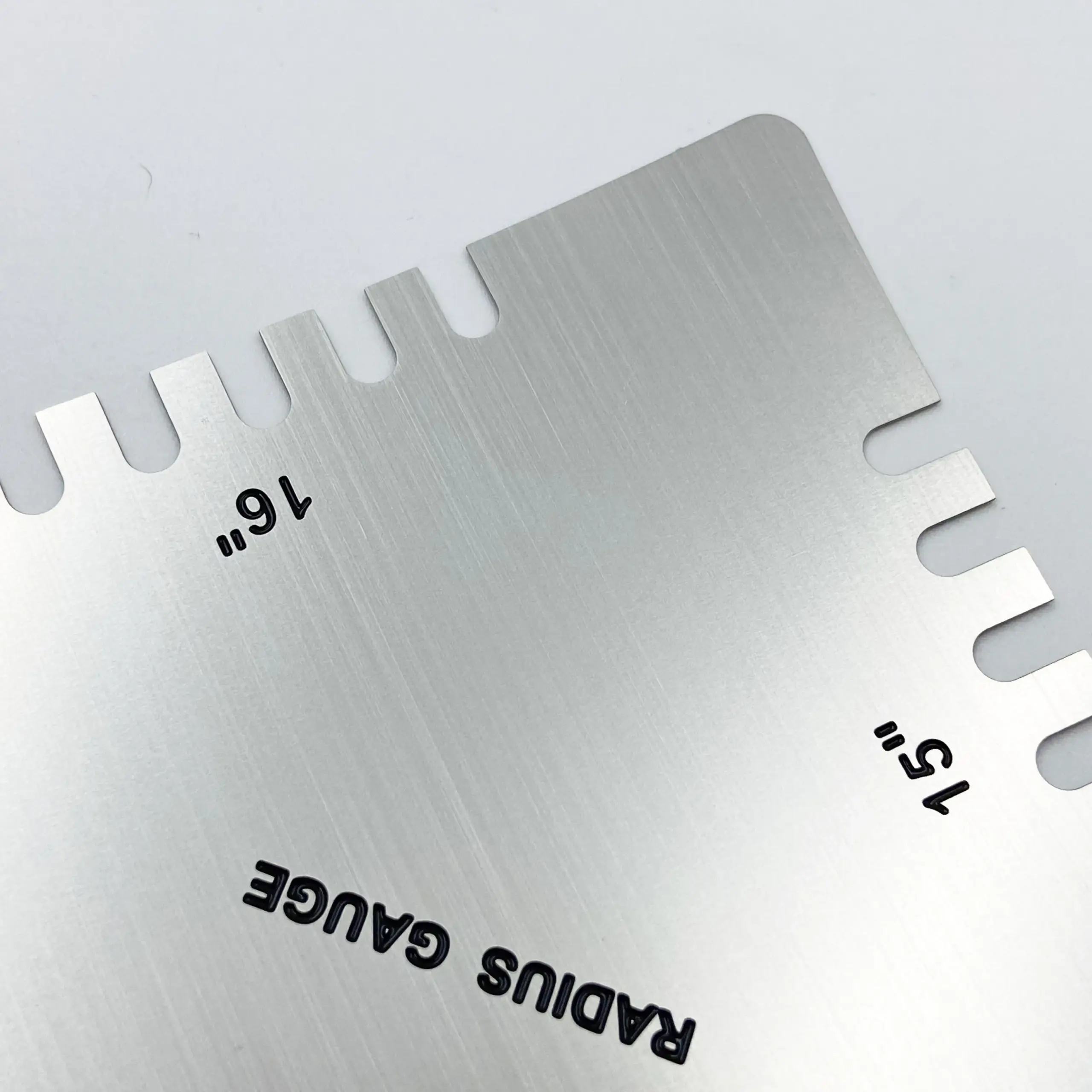 Stainless Steel Guitar Radius Measuring Set 4 Stainless Steel Guitar Radius Measuring Set - Image 4