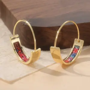 Gold Floral Hoop Earrings for Women 7 S258716ec3bbc471090f6509ae7f91ec4C