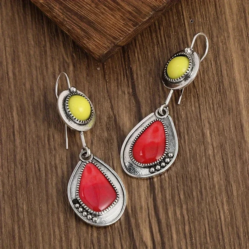 Vibrant Waterdrop Earrings for Women 3 Vibrant Waterdrop Earrings for Women - Image 3