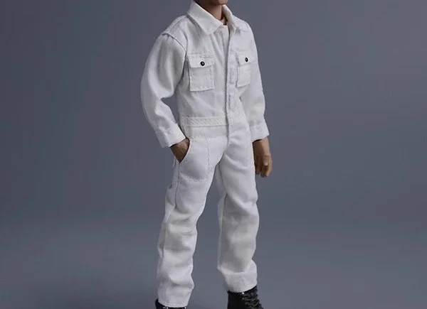 1/12 Scale Casual Workwear Jumpsuit for Figures 7 1/12 Scale Casual Workwear Jumpsuit for Figures - Image 7