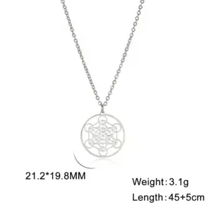 Sacred Geometry Metatron's Cube Necklace 17 S25bf89f0767a41f1b979800d681f8704p