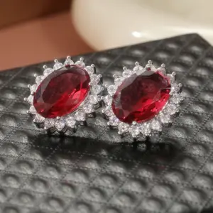 Red and White Cubic Zirconia Earrings 9 S25d3acbbeb0e41d5bd5cddef01bdd6b1E