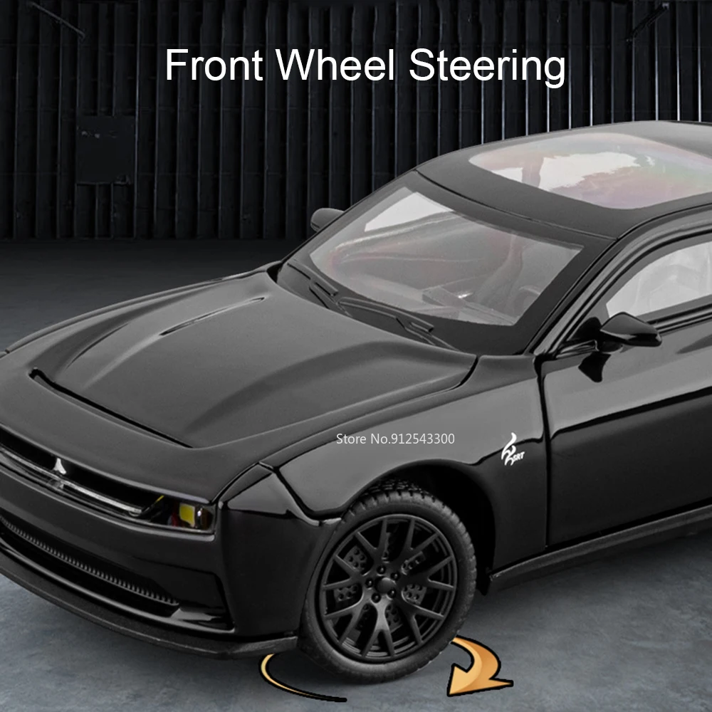 1:32 Scale Diecast Car Model with Lights 5 1:32 Scale Diecast Car Model with Lights - Image 5