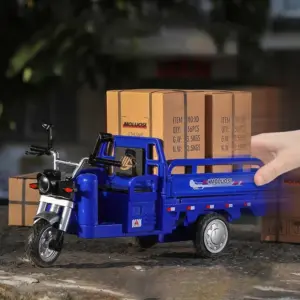 Bright Red Diecast Tricycle Model Collection 11 S25e95abf1cab4bc2b8830bda55b44a22b