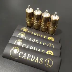 Gold-Plated RCA Connector for High-Fidelity Audio