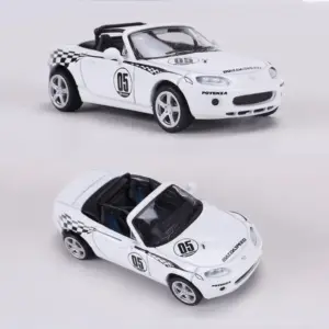 1:64 Scale MX-5 Race Car Diecast Model 13 S25f45d5721cb4b0cbc381b2a43d3ba5dy