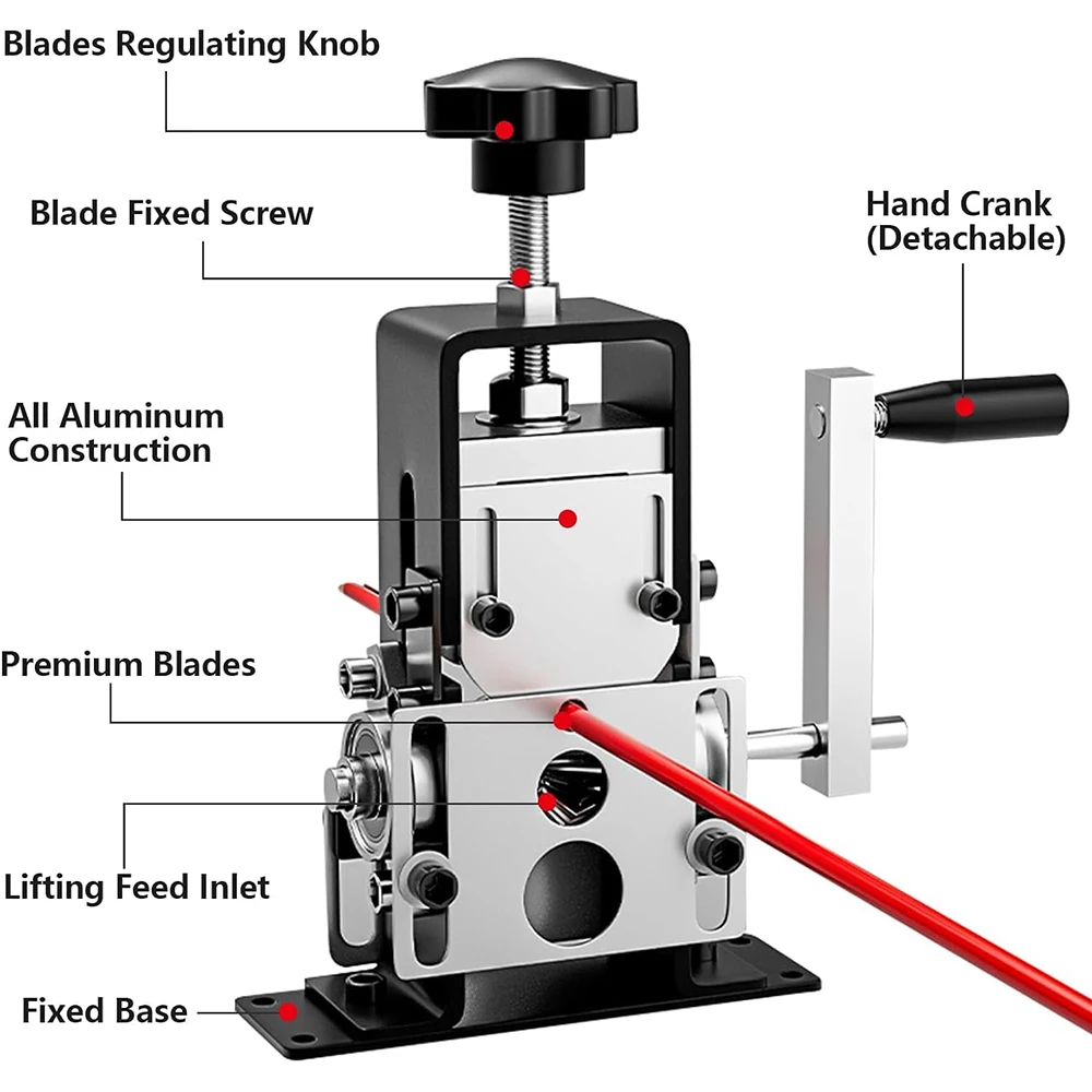 Heavy-Duty Black Wire Stripper HW276 5 Heavy-Duty Black Wire Stripper HW276 - Image 5